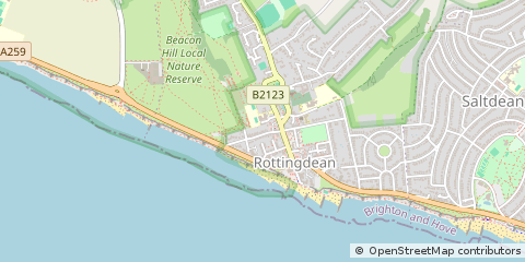 Map of Brighton, Sussex