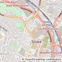 Map of Stoke on Trent