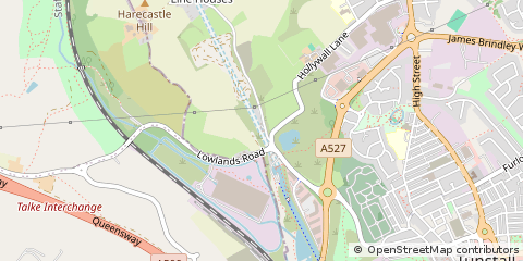 Map of Stoke on Trent