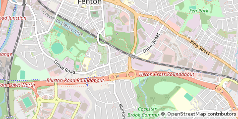 Map of Stoke-on-Trent