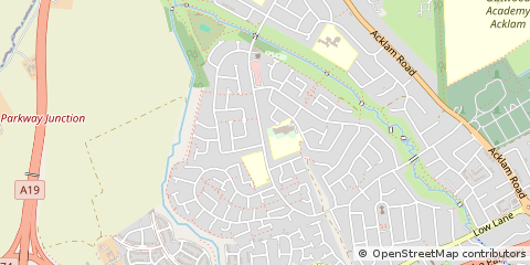 Map of Middlesbrough