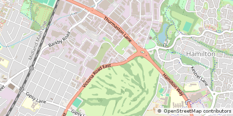 Map of Hamilton, Leicester