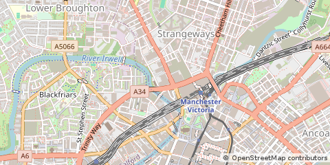 Map of Manchester