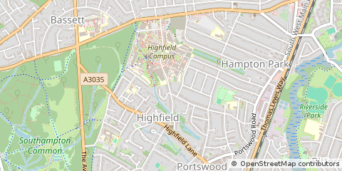 Map of Southampton