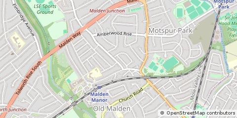 Map of NEW Malden