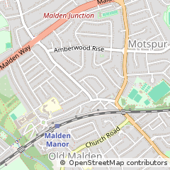 Map of NEW Malden