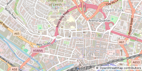 Map of Leeds