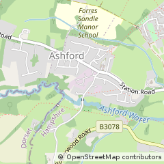 Map of Fordingbridge, Dorset