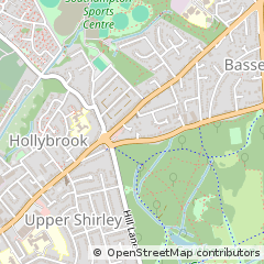 Map of Southampton, Hampshire