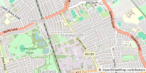 Map of Liverpool, Merseyside