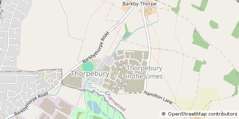 Map of Leicester, Leicestershire