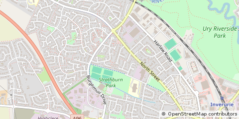Map of Aberdeenshire
