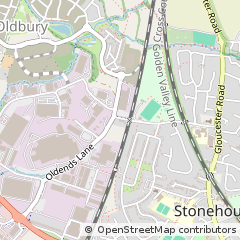 Map of Stonehouse, Gloucestershire