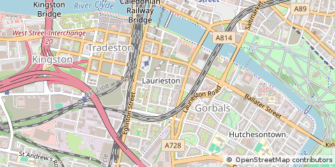 Map of Glasgow