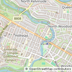 Map of Glasgow