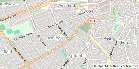 Map of Aberdeen