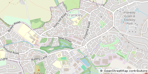 Map of Birmingham, West Midlands