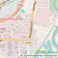 Map of Stockton on Tees