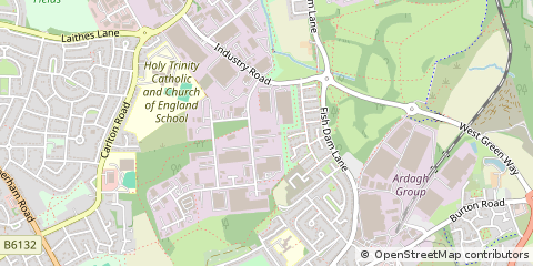 Map of Barnsley