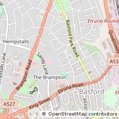 Map of Staffordshire