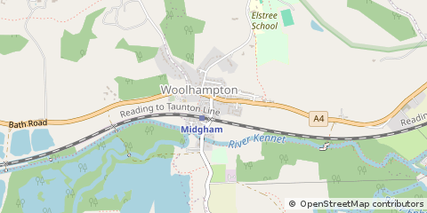 Map of Reading