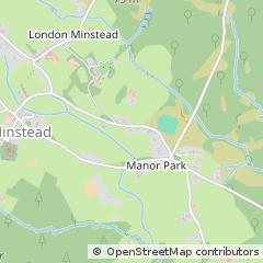 Map of Minstead, Hampshire