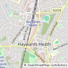 Map of Haywards Heath