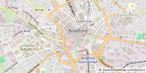 Map of Bradford