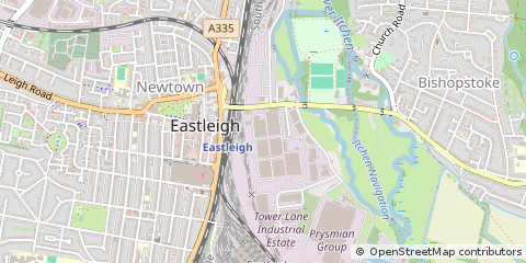 Map of Southampto, Hampshire