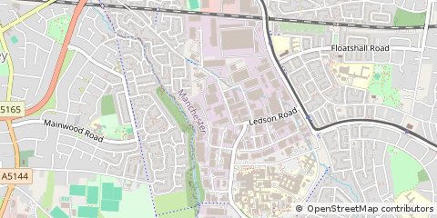 Map of Manchester, Greater Manchester