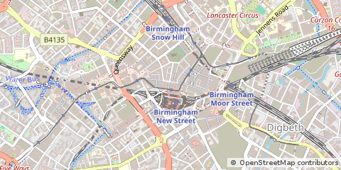 Map of Birmingham