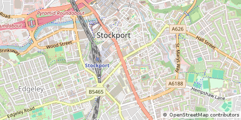 Map of Stockport