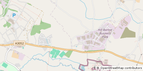 Map of Exeter, Devon