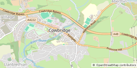 Map of Cowbridge