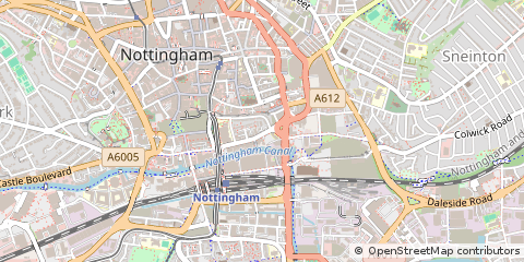 Map of Nottingham