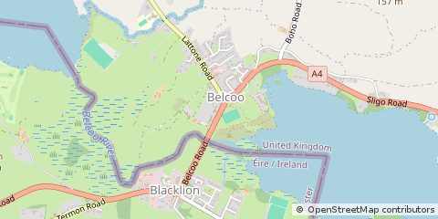 Map of Enniskillen, CO. Fermanagh