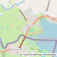 Map of Enniskillen, CO. Fermanagh