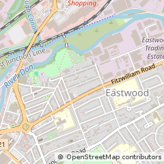 Map of Rotherham