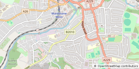 Map of Maidstone