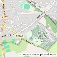 Map of Tunbridge Wells, Kent