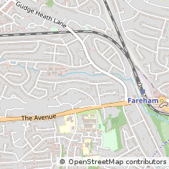 Map of Fareham, Hampshire