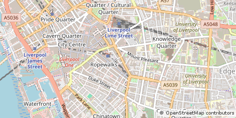 Map of Liverpool