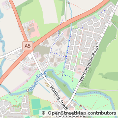 Map of Towcester, Northamptonshire