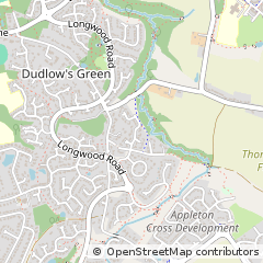 Map of Warrington, Cheshire