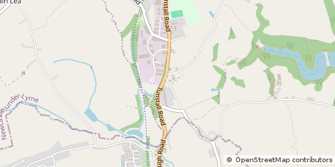 Map of Stoke-on-Trent, Staffordshire