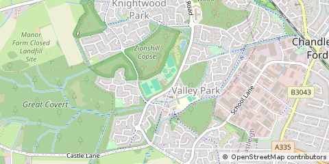 Map of Eastleigh