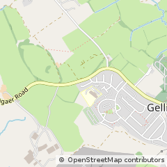 Map of Gelligaer, Caerphilly