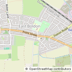 Map of East Boldon
