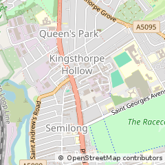 Map of Northampton, Northamptonshire