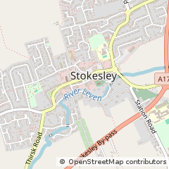 Map of Stokesley, North Yorkshire
